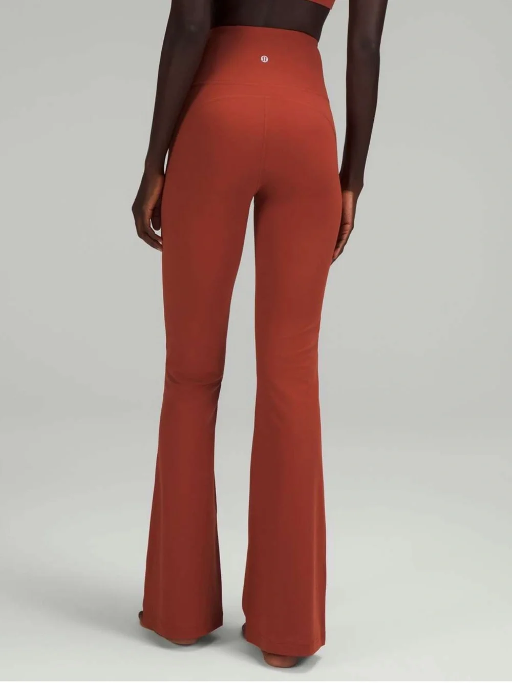 Women’s Lululemon Groove Super-High-Rise Flared Pant Nulu Cayenne Size 2